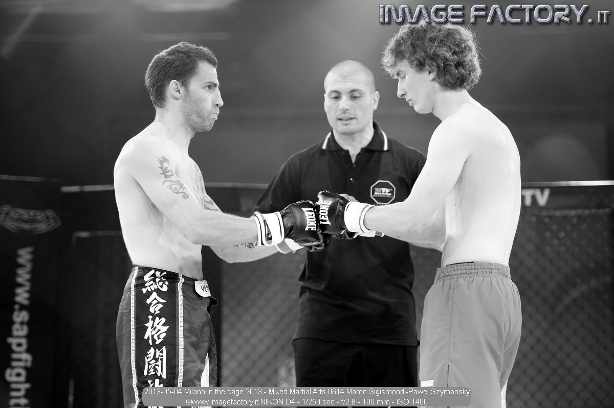 2013-05-04 Milano in the cage 2013 - Mixed Martial Arts 0614 Marco Sigismondi-Pawel Szymansky